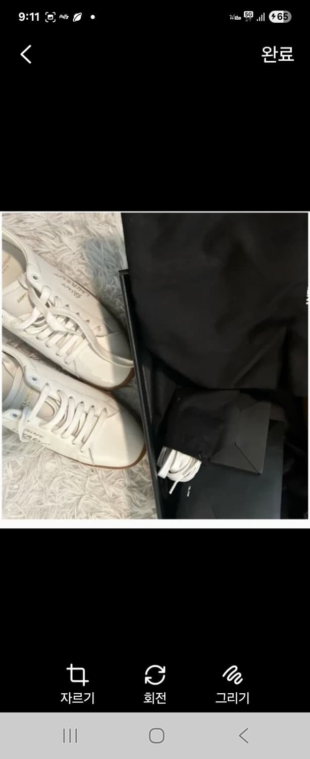 생로랑  클래식 SL06 화이트 스니커즈 풀구성 EU35 상품이미지3