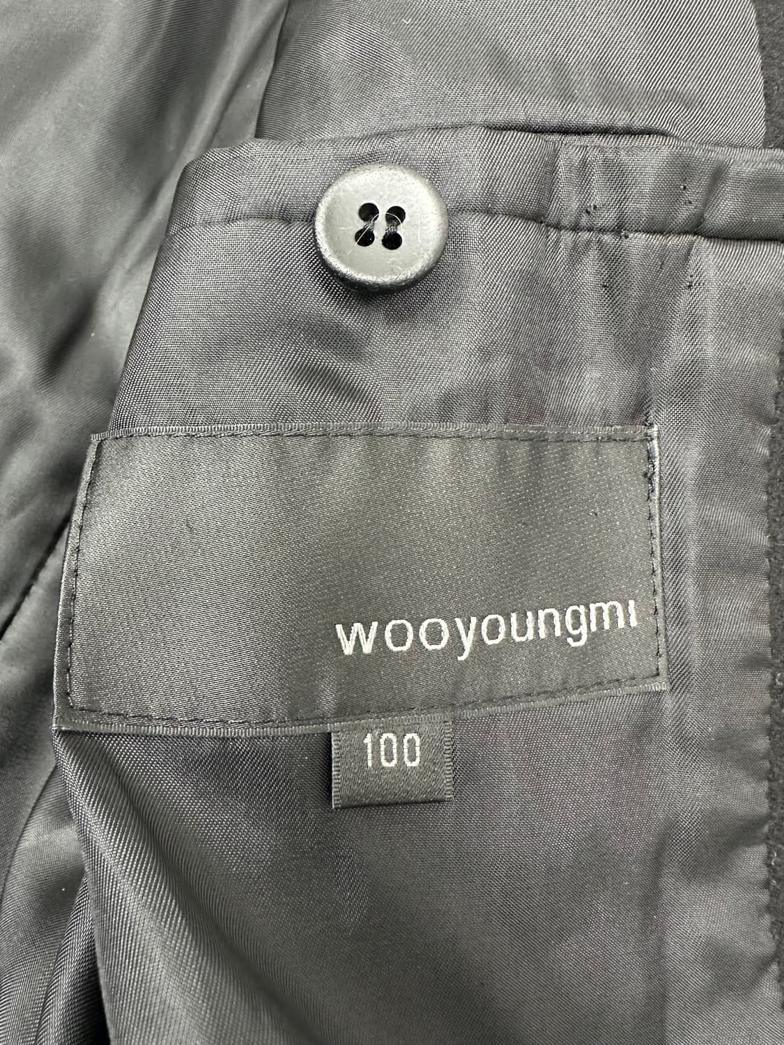 우영미 하이넥 사선지퍼 코트 상품이미지6