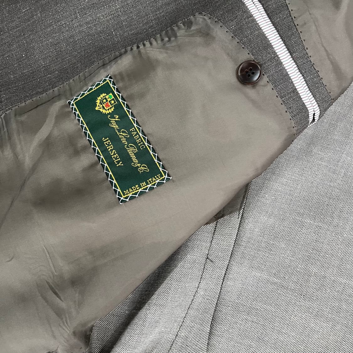 란스미어 로로피아나 2버튼 린넨/실크 블렌드 블레이져 48 상품이미지7