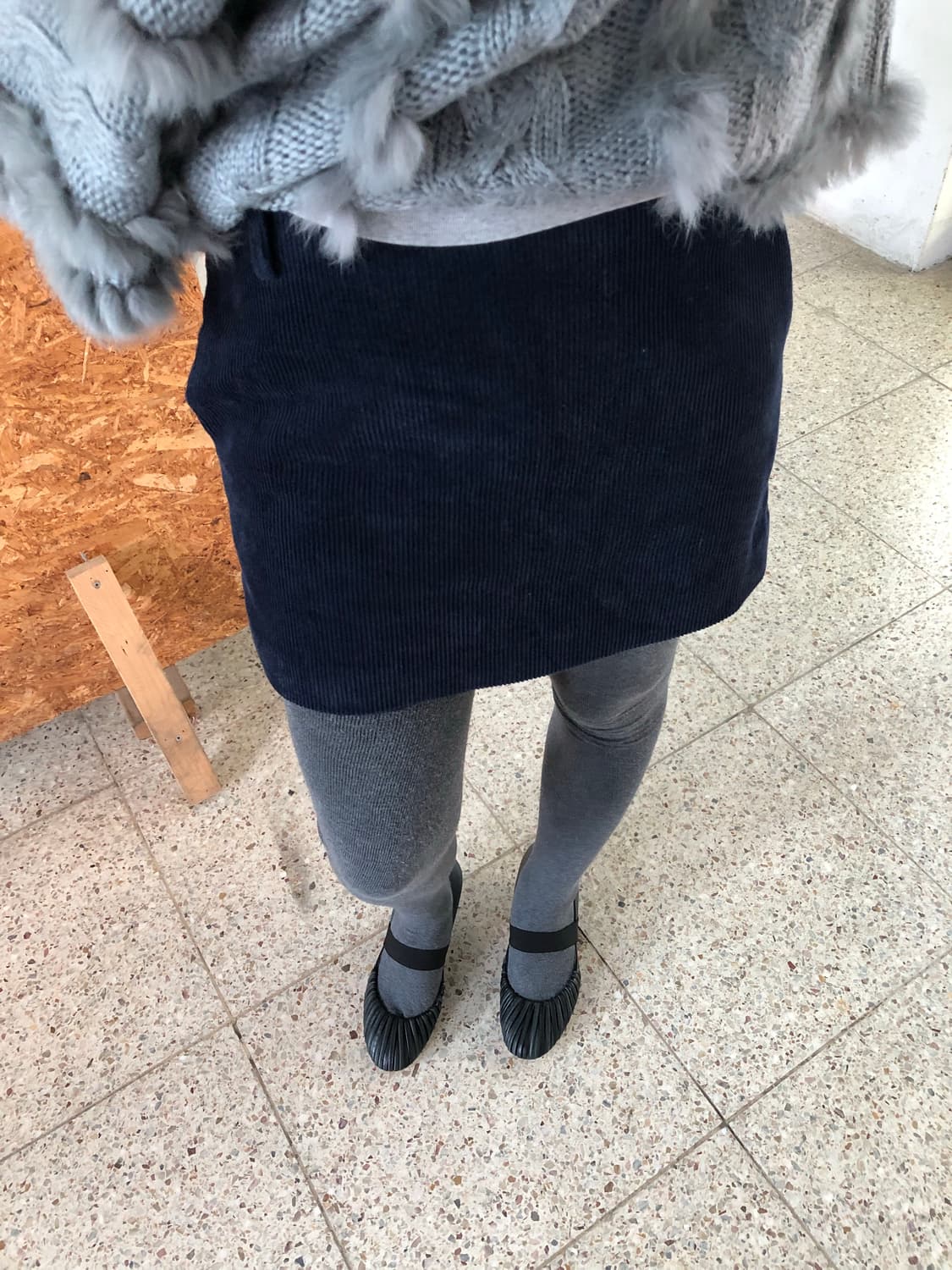 corduroy skort 상품이미지1