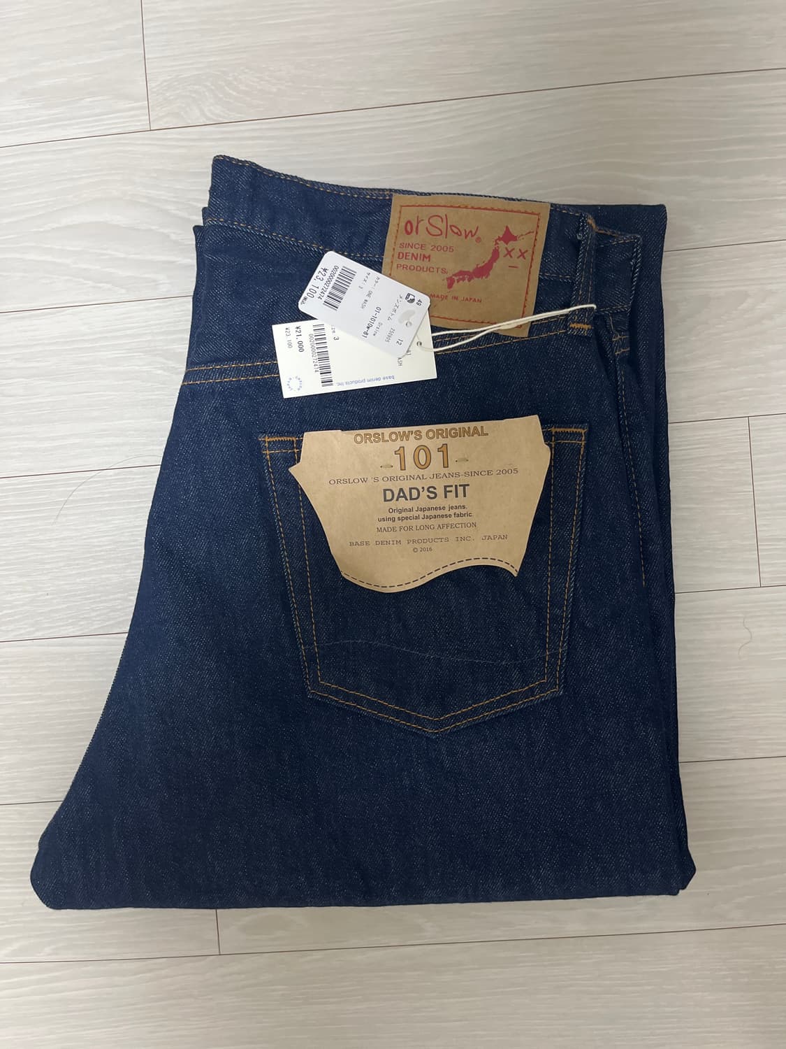 오어슬로우 101 dad's fit 데님팬츠 상품이미지1