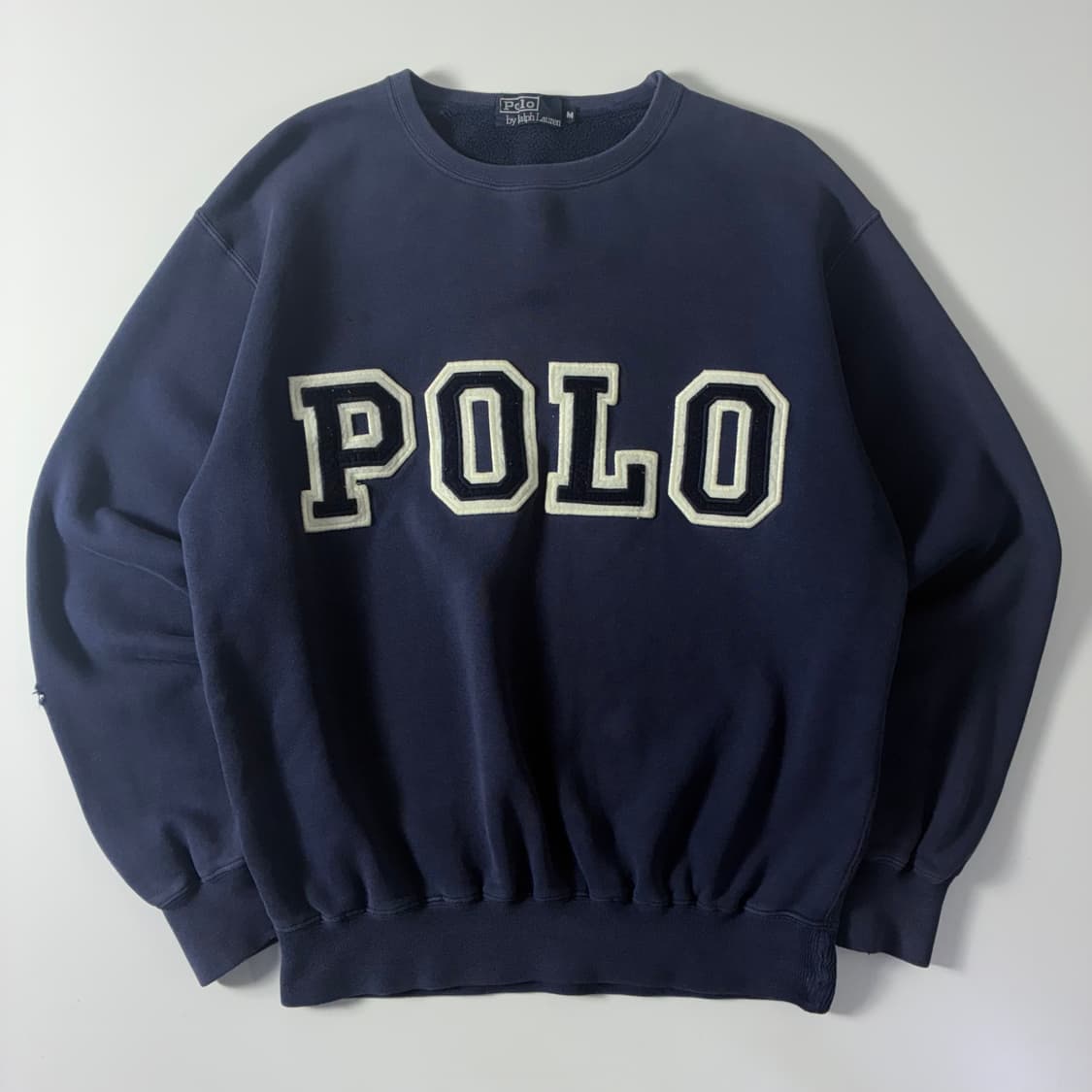 Polo 폴로 랄프로렌 90‘s 재팬라인 polo 자수 맨투맨 상품이미지1