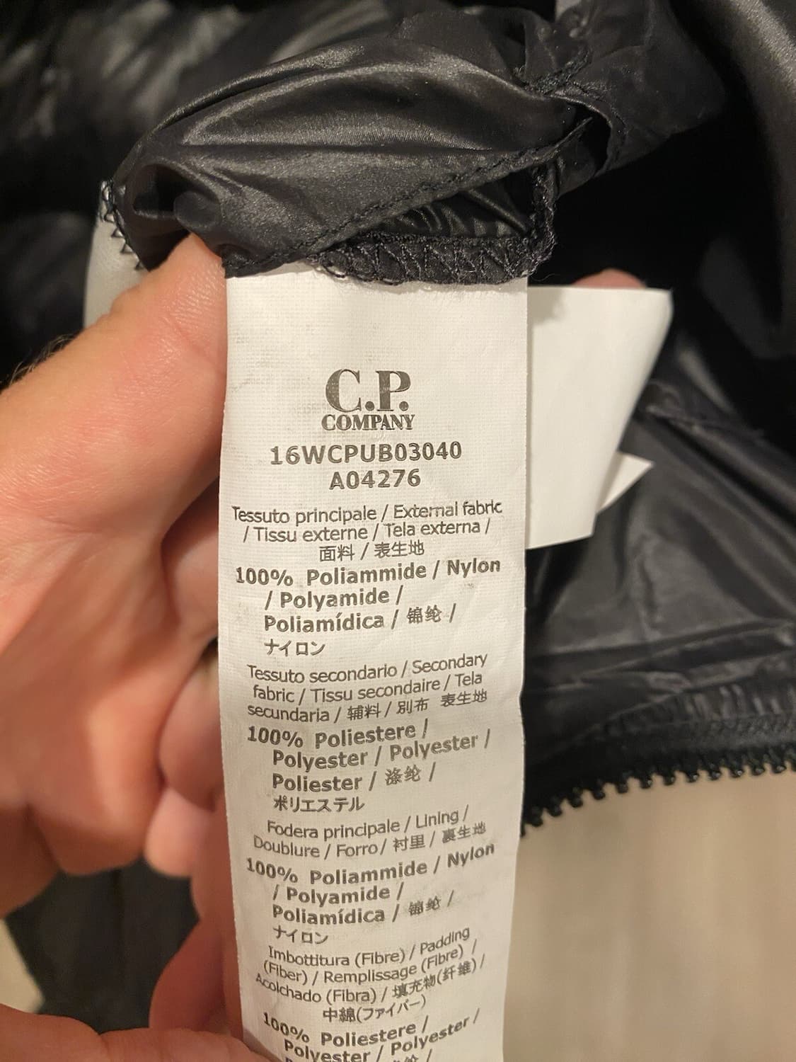 CP컴퍼니 에코 크롬-R 믹스드 고글 패딩 52 상품이미지5