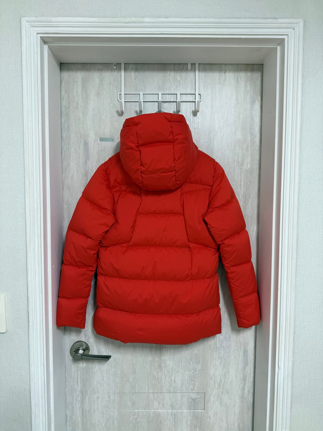 여성 90 / 데상트 덕다운 숏패딩 오렌지 상품이미지7