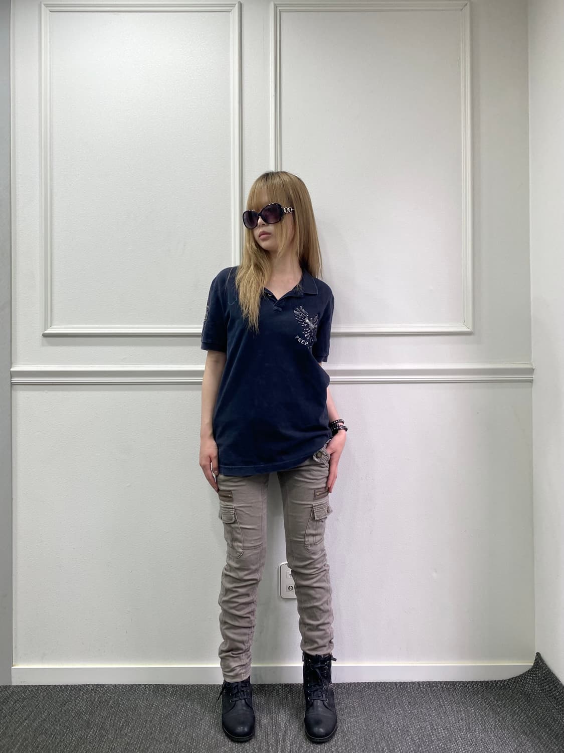 [PREPOTENTE]00’s Cross&Wing Print Tee 상품이미지9