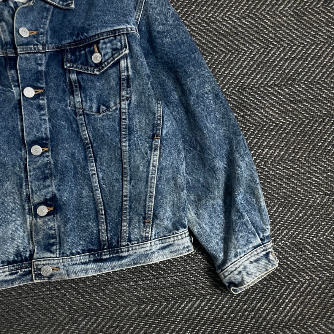 00s 에드윈 USA og 워싱 데님 트러커 자켓o 2915 상품이미지2