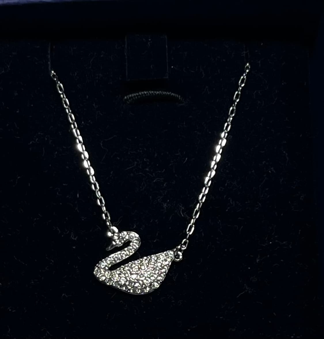 스와로브스키 스완 목걸이 (정품인증서+박스 포함) 상품이미지1