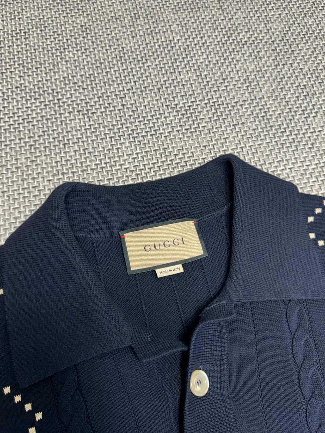 구찌 GG 반팔 카라 니트 티셔츠 상품이미지4