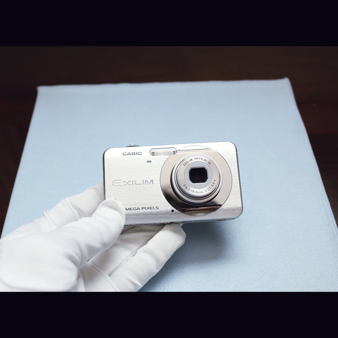 레어<민트급><카리나>카시오 엑슬림 z80 실버 빈티지 디카 상품이미지3
