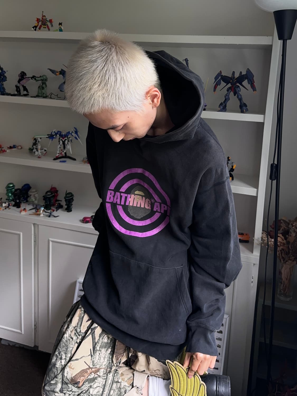 Bape 서클 로고 루지 후드 상품이미지1