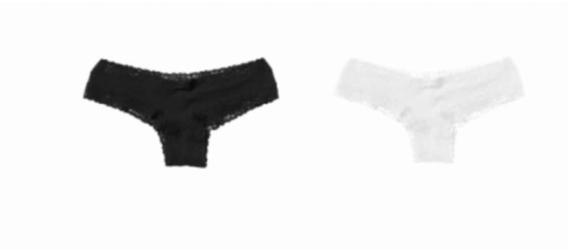 오도어 로맨스 팬티 블랙.화이트  상품이미지2
