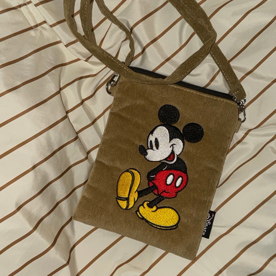 디즈니 미키마우스 코듀로이 미니 크로스백 상품이미지9
