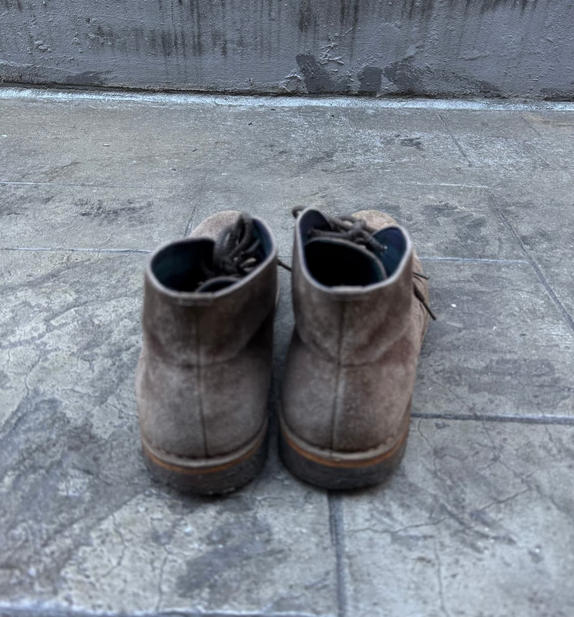 꼼데가르송 옴므 크레페 솔 스웨이드 4홀 부츠 상품이미지5