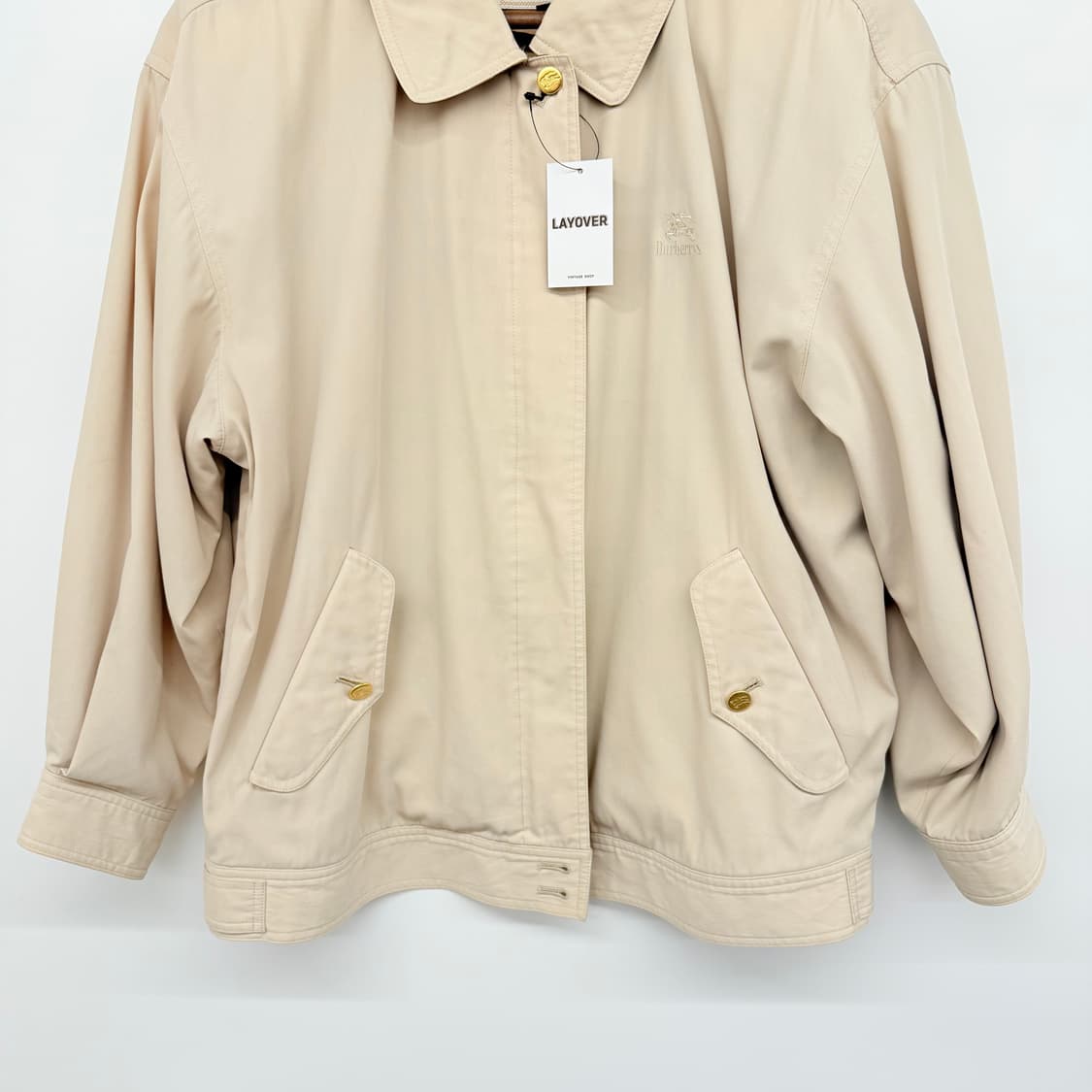 버버리 금장블루종점퍼 상품이미지3