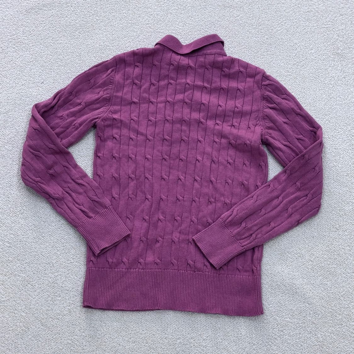 L US폴로 케이블 카라 니트 0427E 상품이미지2