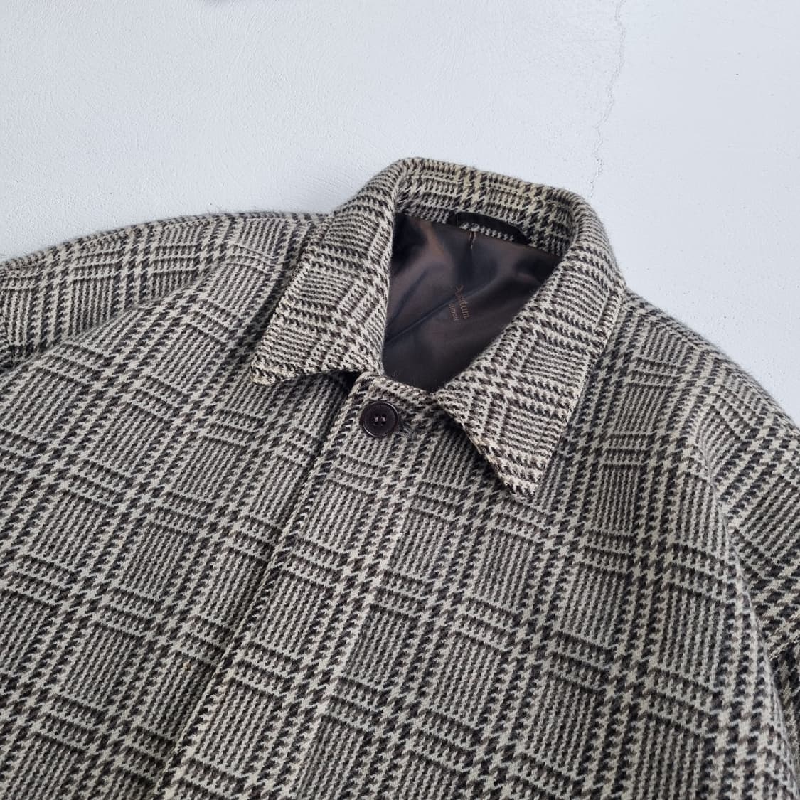 AQUASCUTUM 아쿠아스큐텀 하운드투스 블루종 자켓 - L 상품이미지3