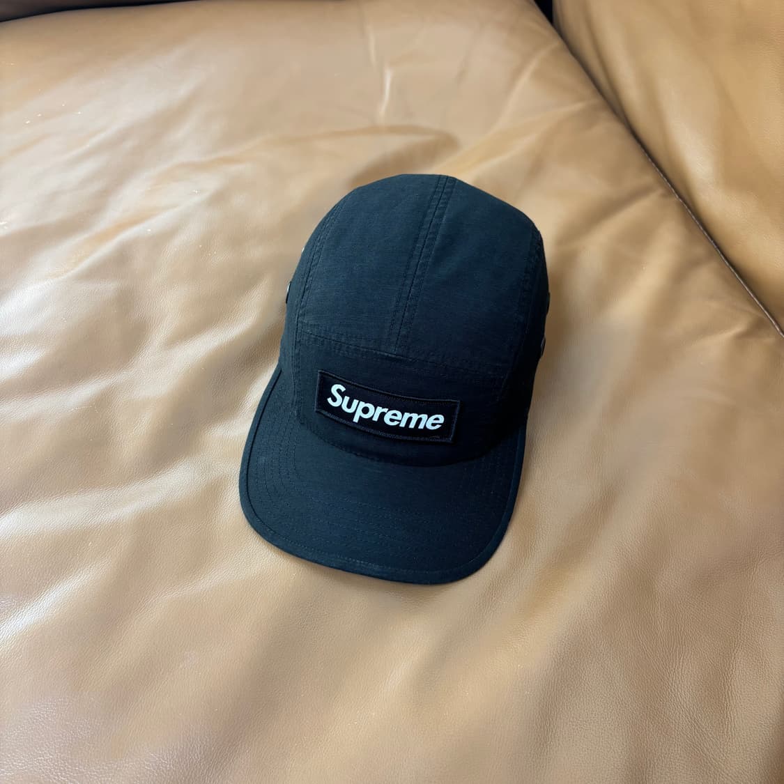 Supreme 슈프림 23fw 밀리터리 블랙 캠프캡 모자 (Black) 상품이미지1