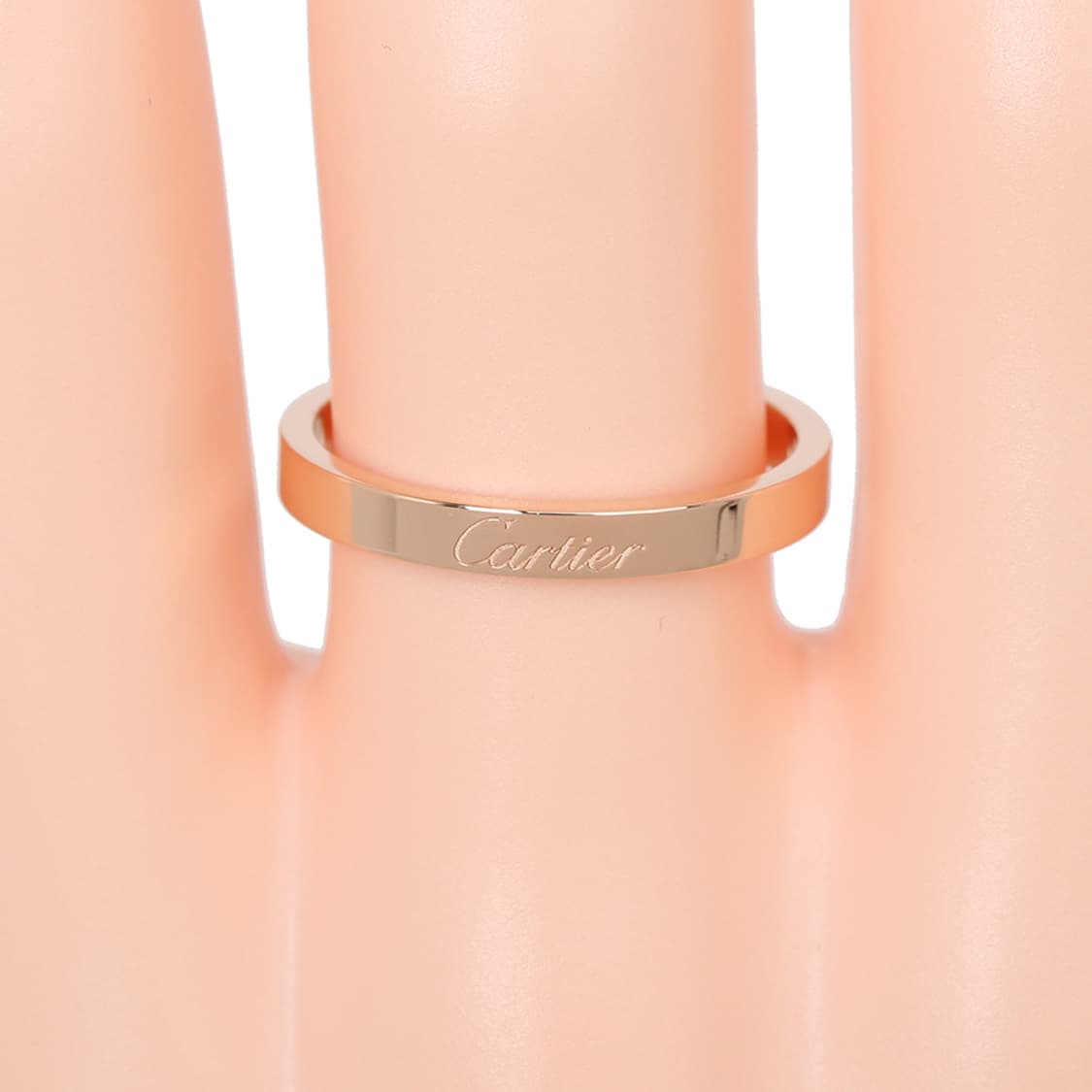 C 드 까르띠에 웨딩 밴드 링 핑크골드 웨딩반지 63호 B4087200 상품이미지6