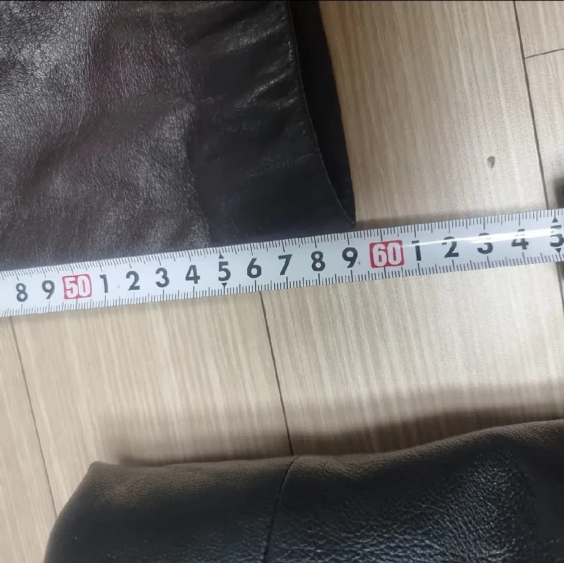 여성 가죽 롱코트(실측) 상품이미지10