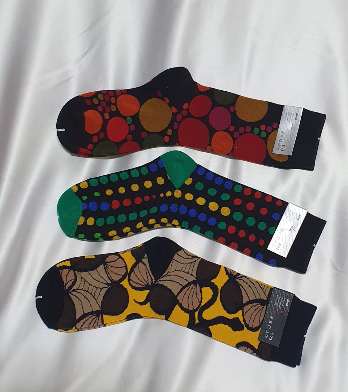 그린 옐로우 도트 CONNISTINE MUSEUM 코니스틴 뮤지엄 양말 상품이미지5