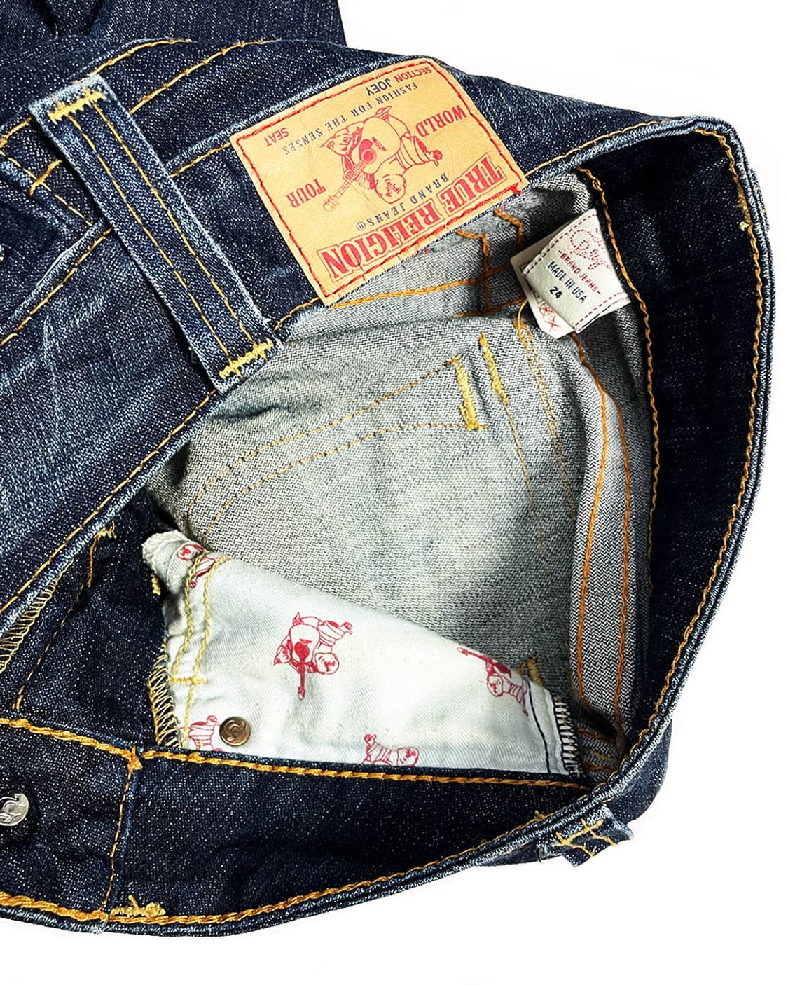 True Religion 로우라이즈 데님 팬츠 상품이미지7