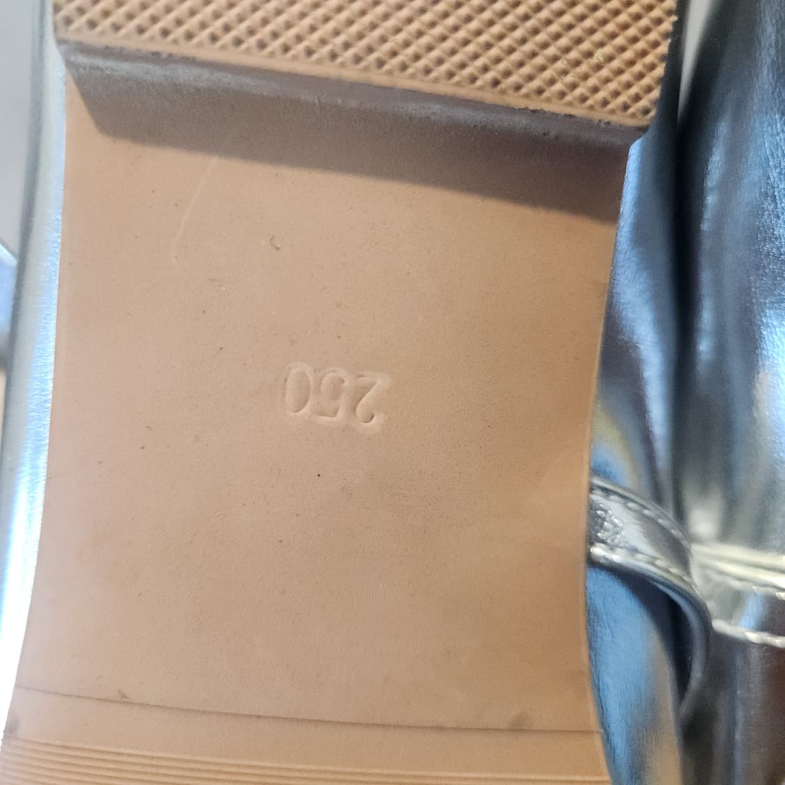 ✨실버 메리제인 플랫·250 / 샤이닝 포인트 데일리슈즈
 상품이미지7