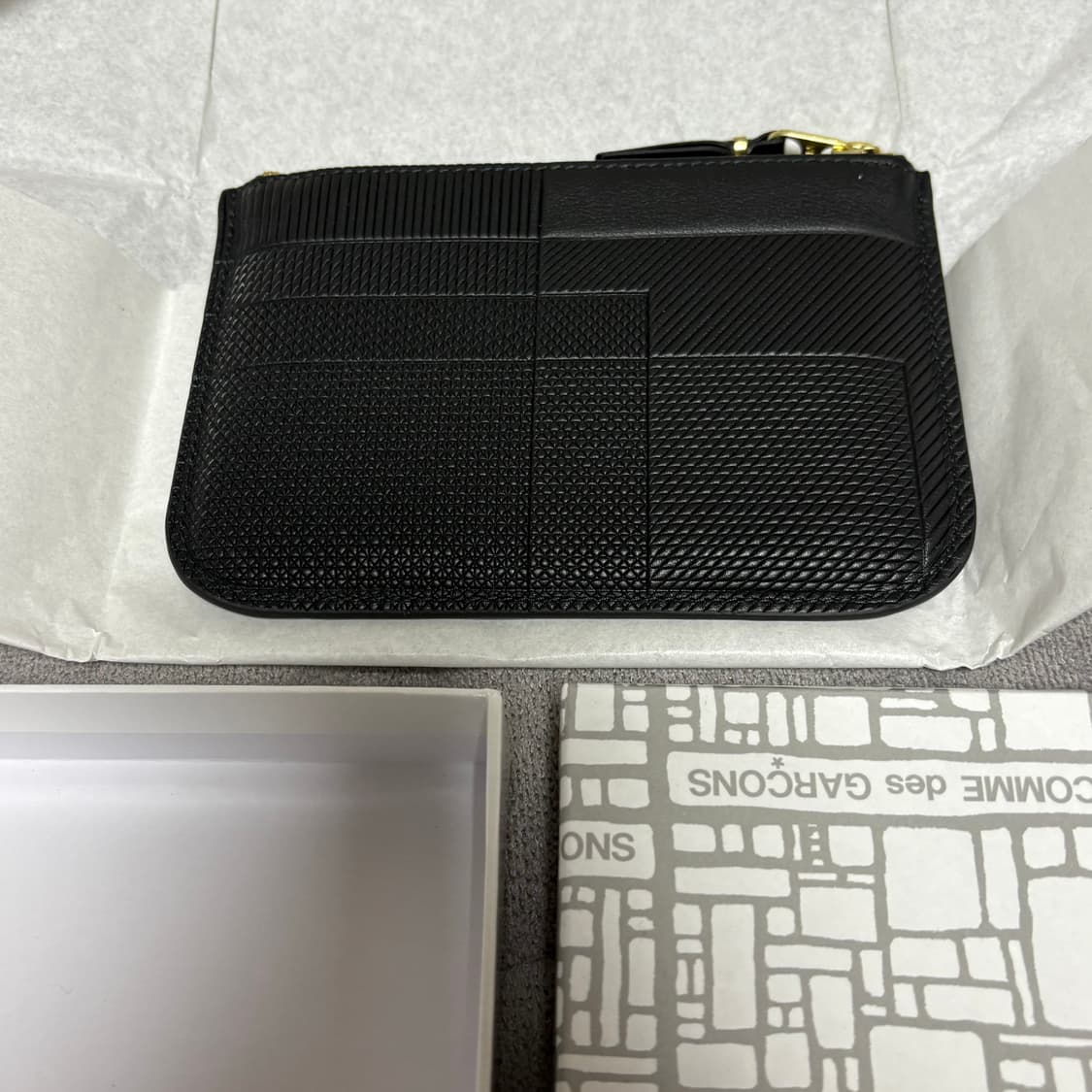 [새상품] 꼼데가르송 월렛 인터섹션 블랙 반지갑 상품이미지3