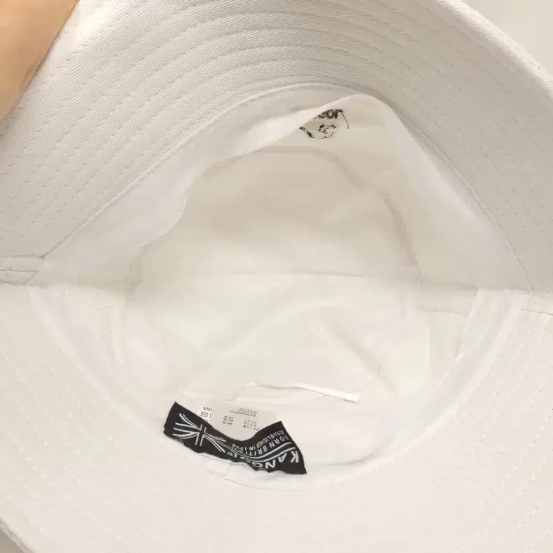 캉골 버뮤다 캐주얼 버킷햇 화이트 상품이미지4