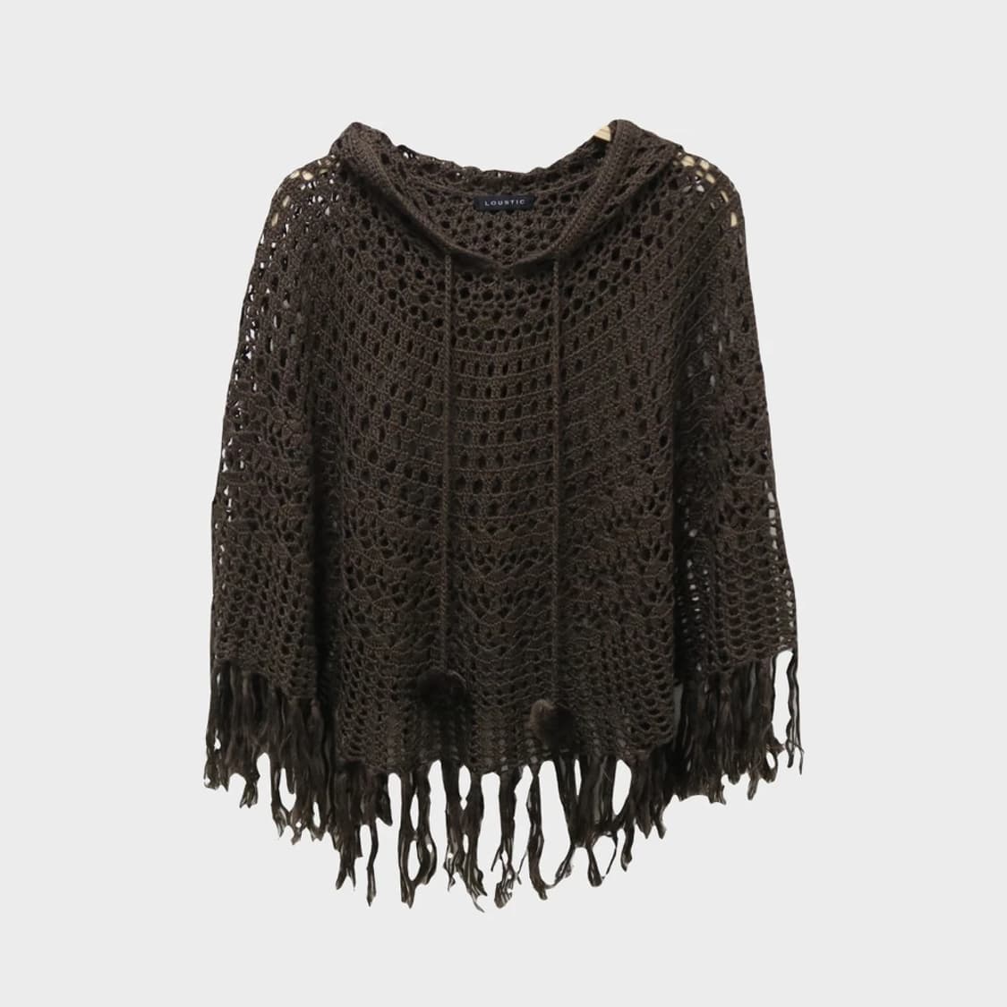 LOUSTIC 울 후드 니트 케이프 63229 상품이미지1