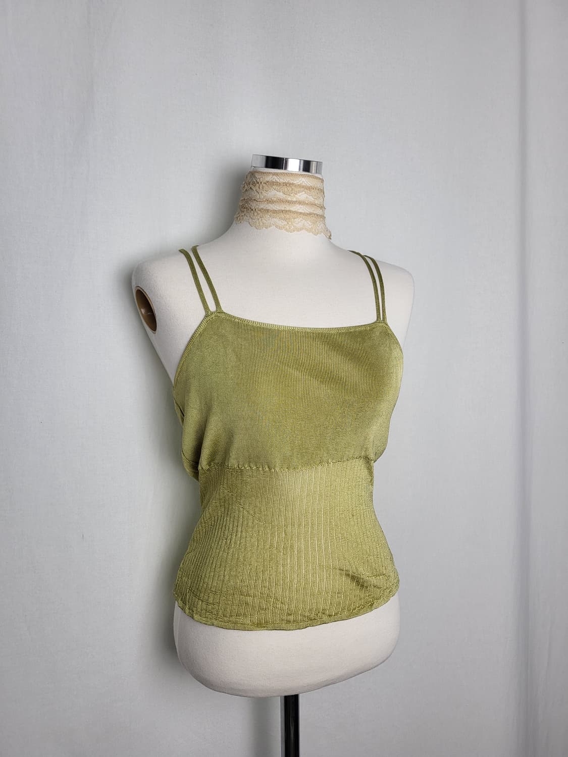 빈티지 완두콩 나시 니트 상품이미지1