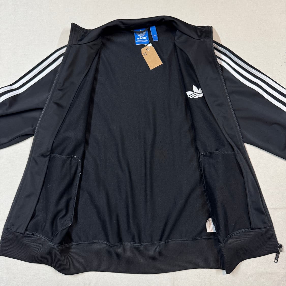 100) 아디다스 파이어버드 삼선 져지 트랙탑 집업 블랙 A1 상품이미지6