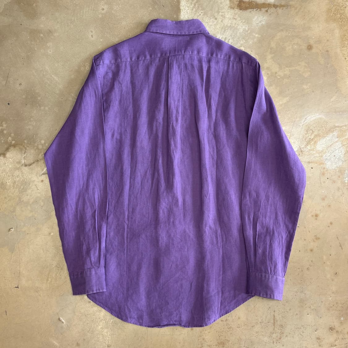 M 폴로랄프로렌 린넨 퍼플 셔츠  상품이미지3