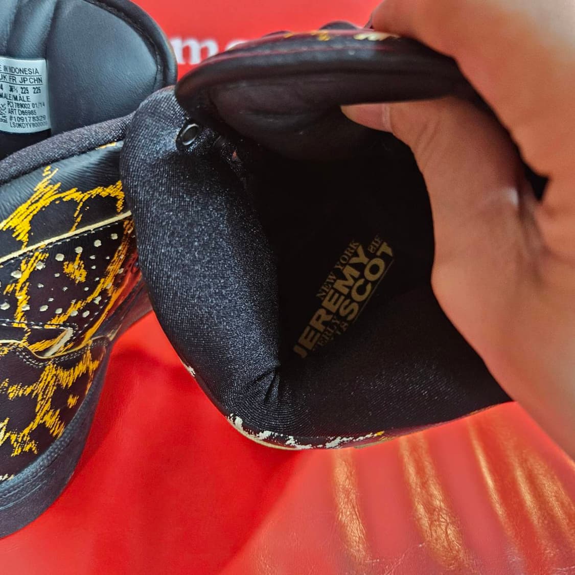 (미사용)아디다스 x 제레미스캇 레오파드 하이탑 스니커즈
 상품이미지7