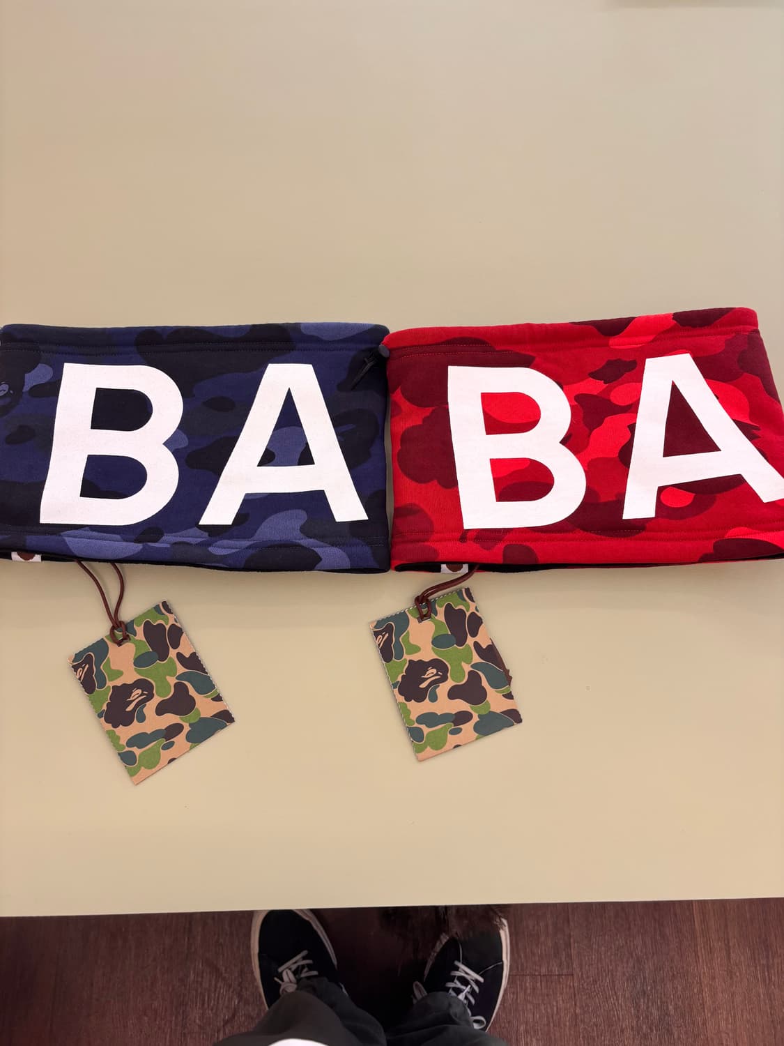 Bape neckgator red 상품이미지3