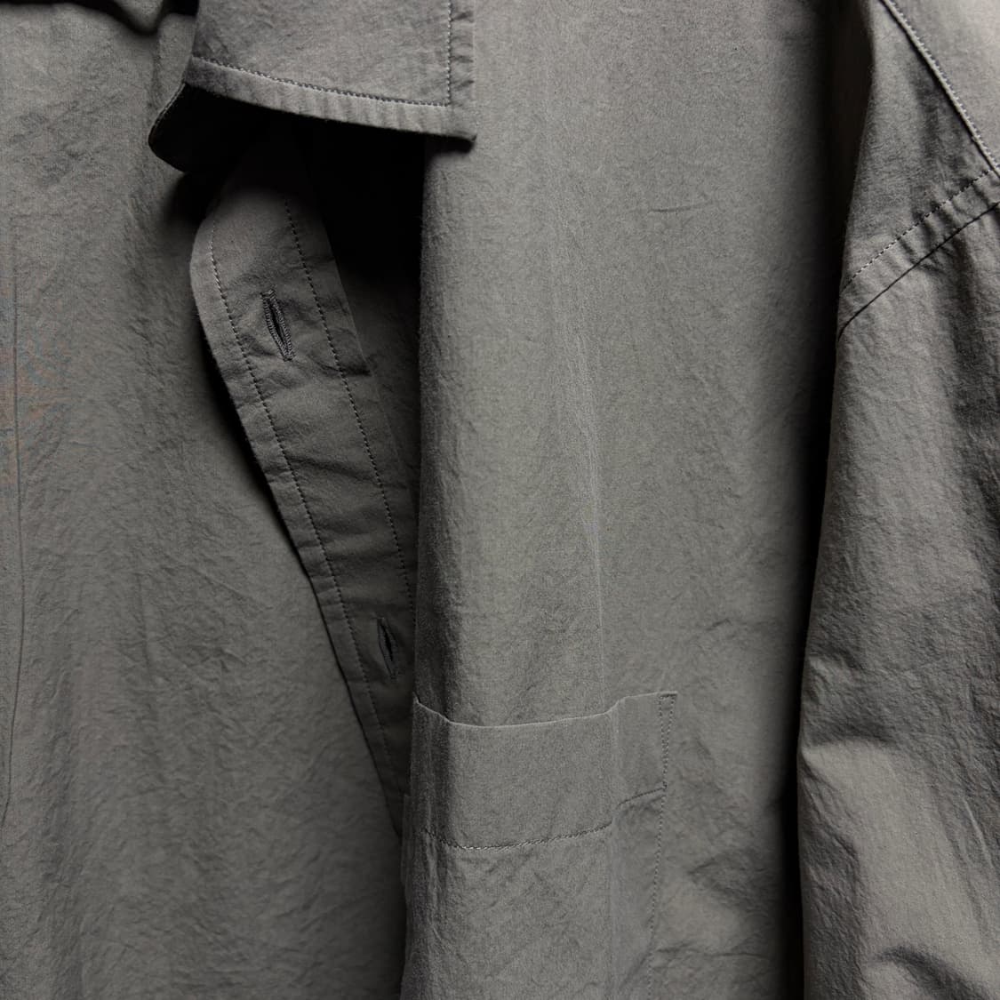 포터리 컴포트 셔츠 다크 그레이 2 상품이미지4