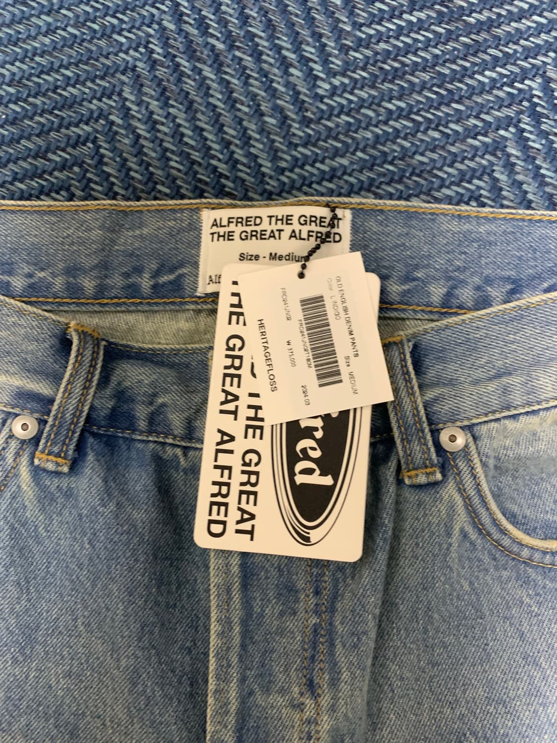 헤리티지플로스 알프레드 잉글리쉬 데님 m 상품이미지3