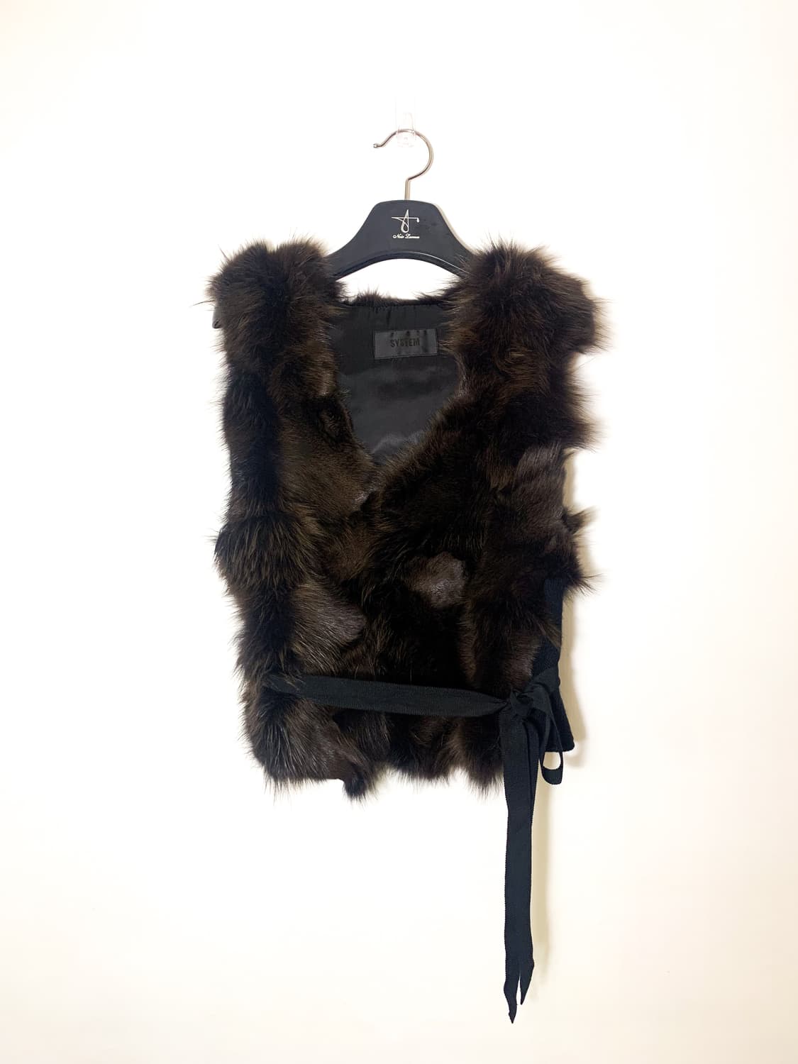 SYSTEM 시스템 천연 폭스 퍼 베스트 상품이미지4