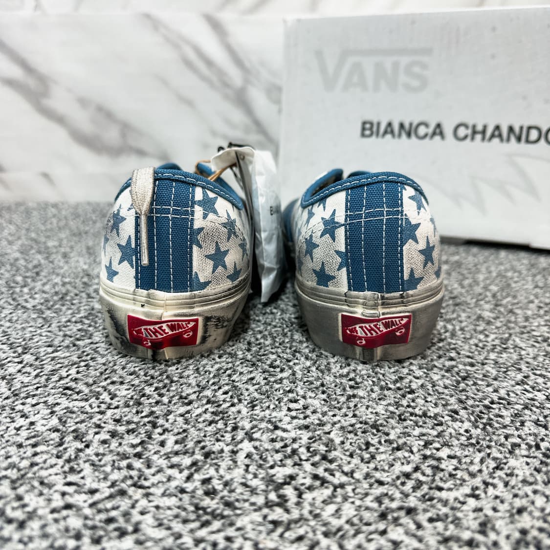 반스볼트X비앙카샹동 여성 블루스타 디스트레스드 스니커즈 상품이미지3