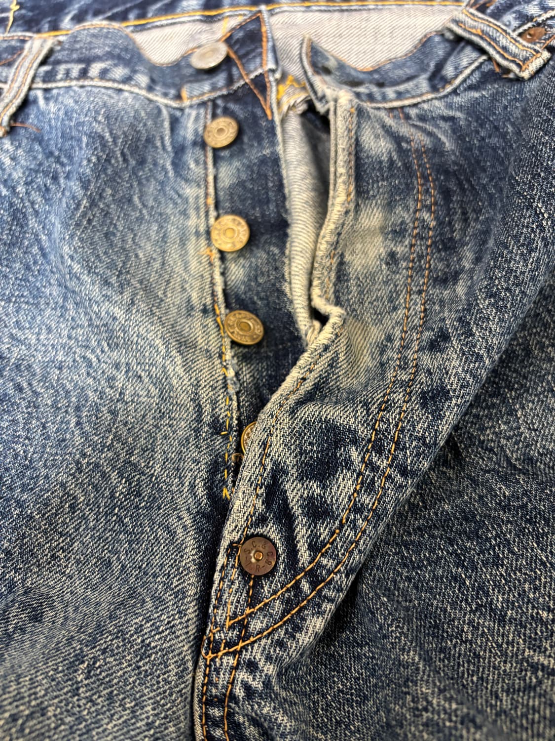 90s evisu 리바이스 복각 셀비지 데님 상품이미지4