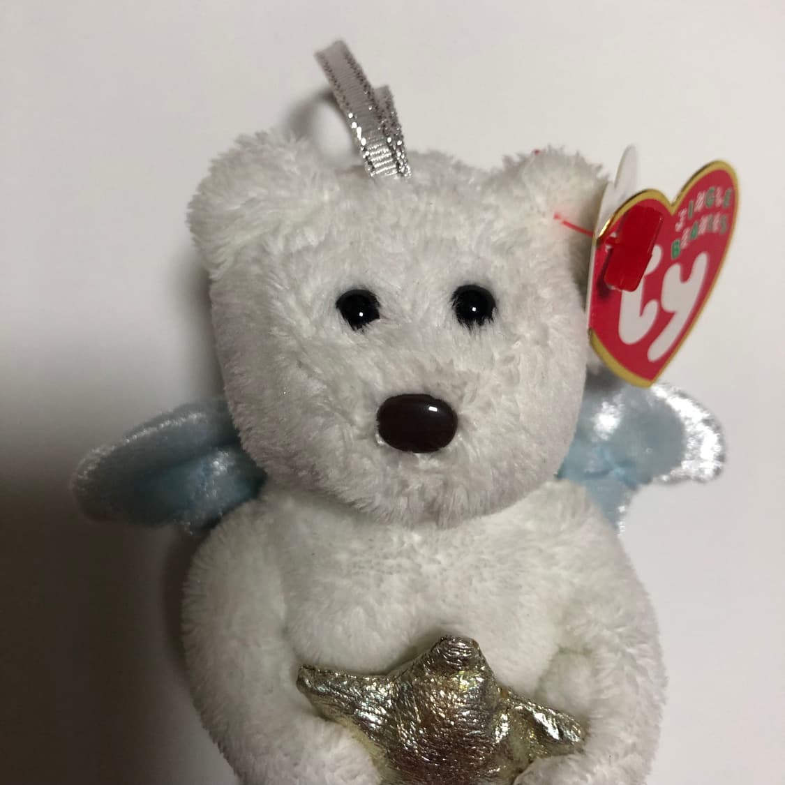 빈티지 ty beanie 천사 별 날개 곰인형 베어 오너먼트 키링 상품이미지3