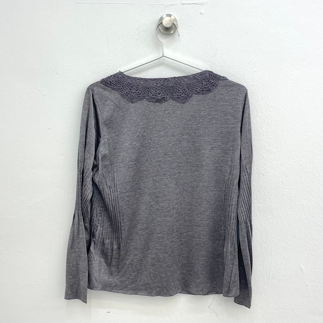 Smoky lavender lace cardigan  상품이미지2