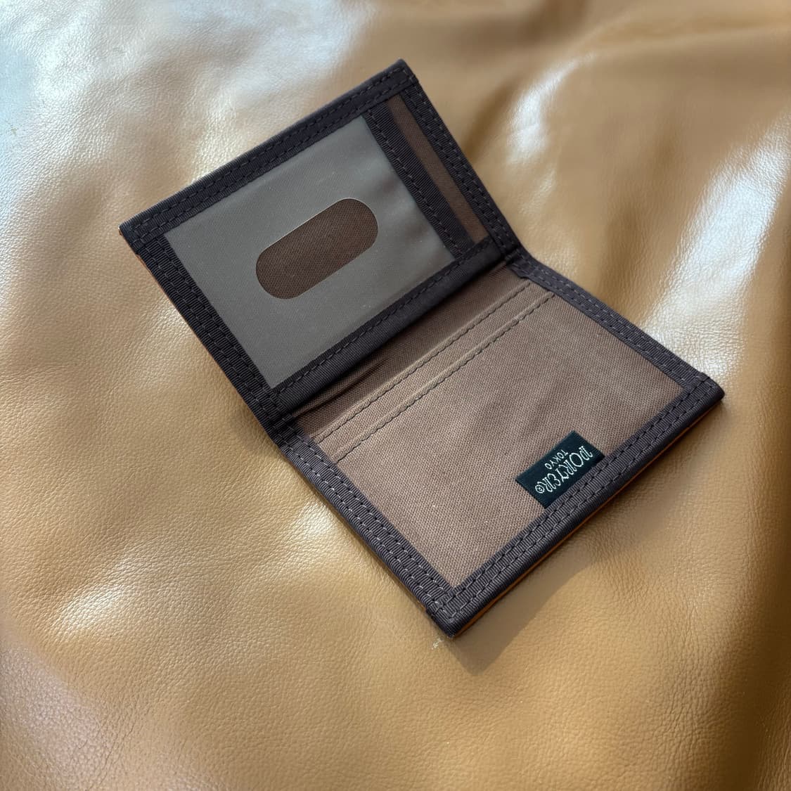 PORTER 포터 덕 카드 케이스 지갑 월렛 카멜 상품이미지4