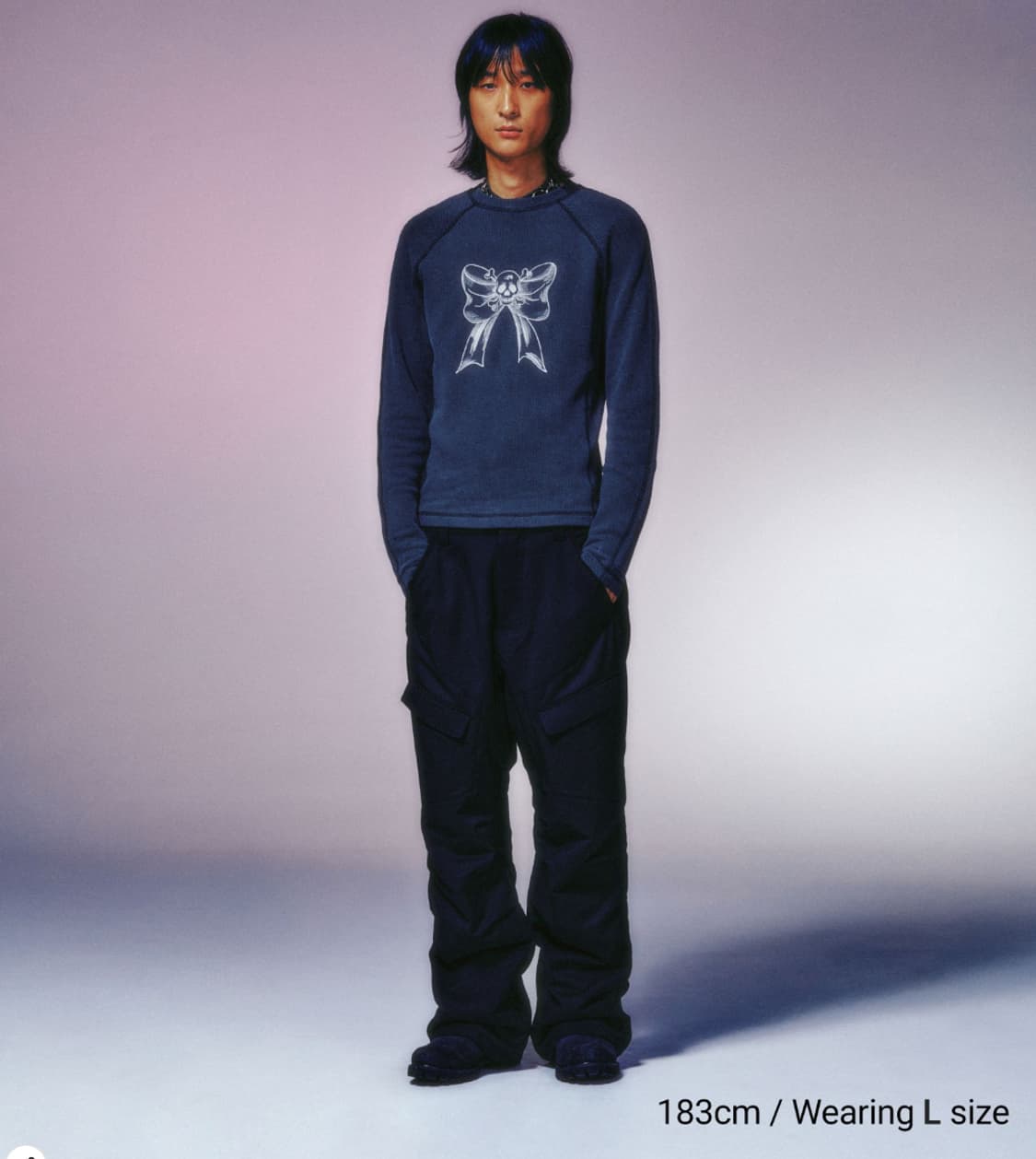 M 새제품) 나이스고스트클럽 메카닉 패디드 패딩 팬츠 방한 바지 블랙 상품이미지1