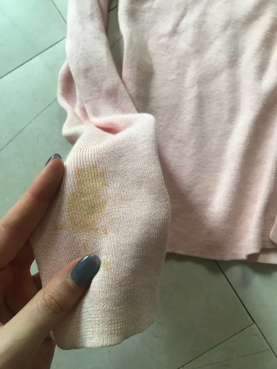 폴로 연핑크 가디건 상품이미지8