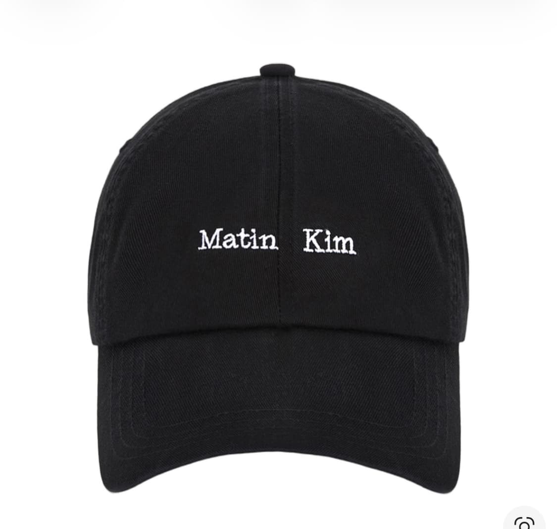 마뗑킴 마틴 미니 클래식 로고 볼캡 블랙 상품이미지1