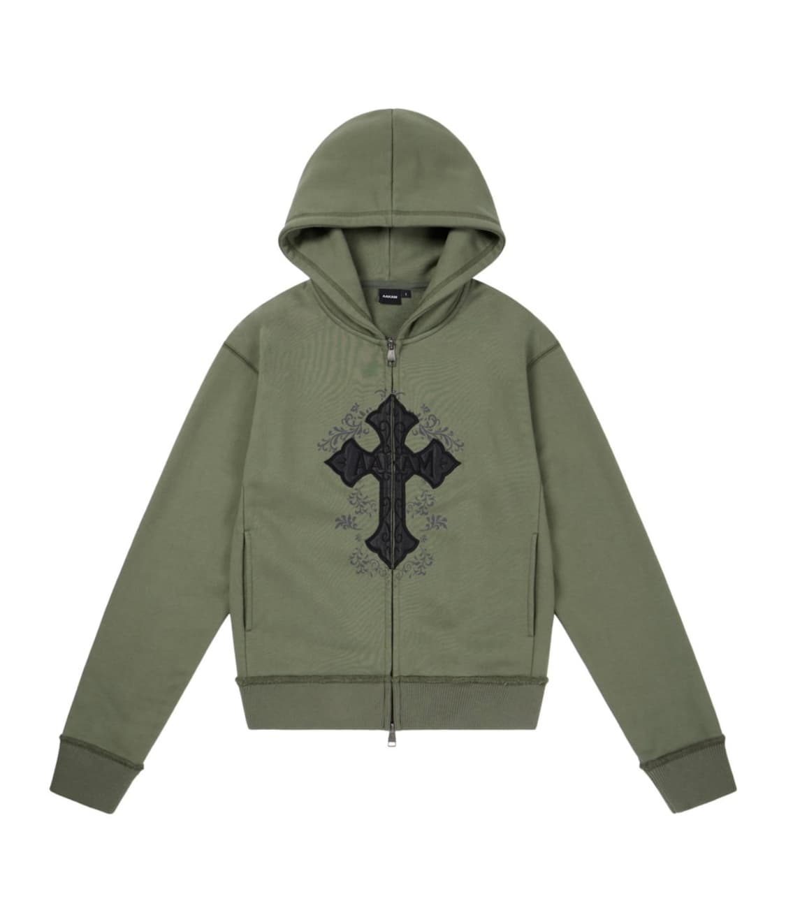 아캄 후두집업 카키색 상품이미지1