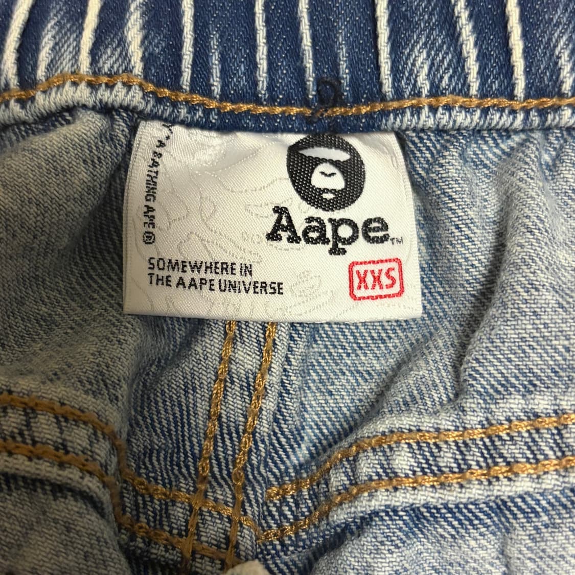Aape 빈티지 워싱 와이드 팬츠 상품이미지2