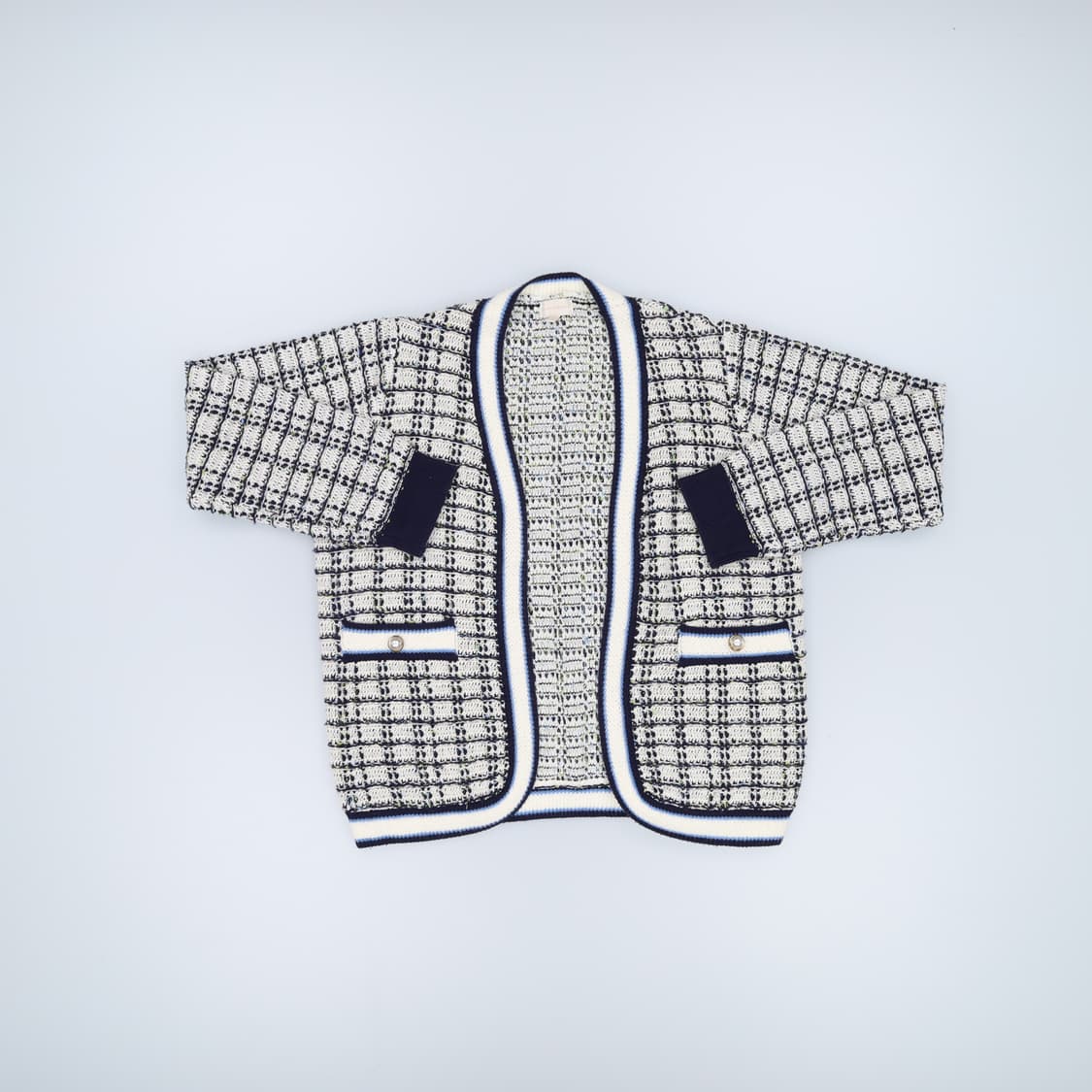 M 플라스틱아일랜드 여성 트위드가디건 0203H1 상품이미지1