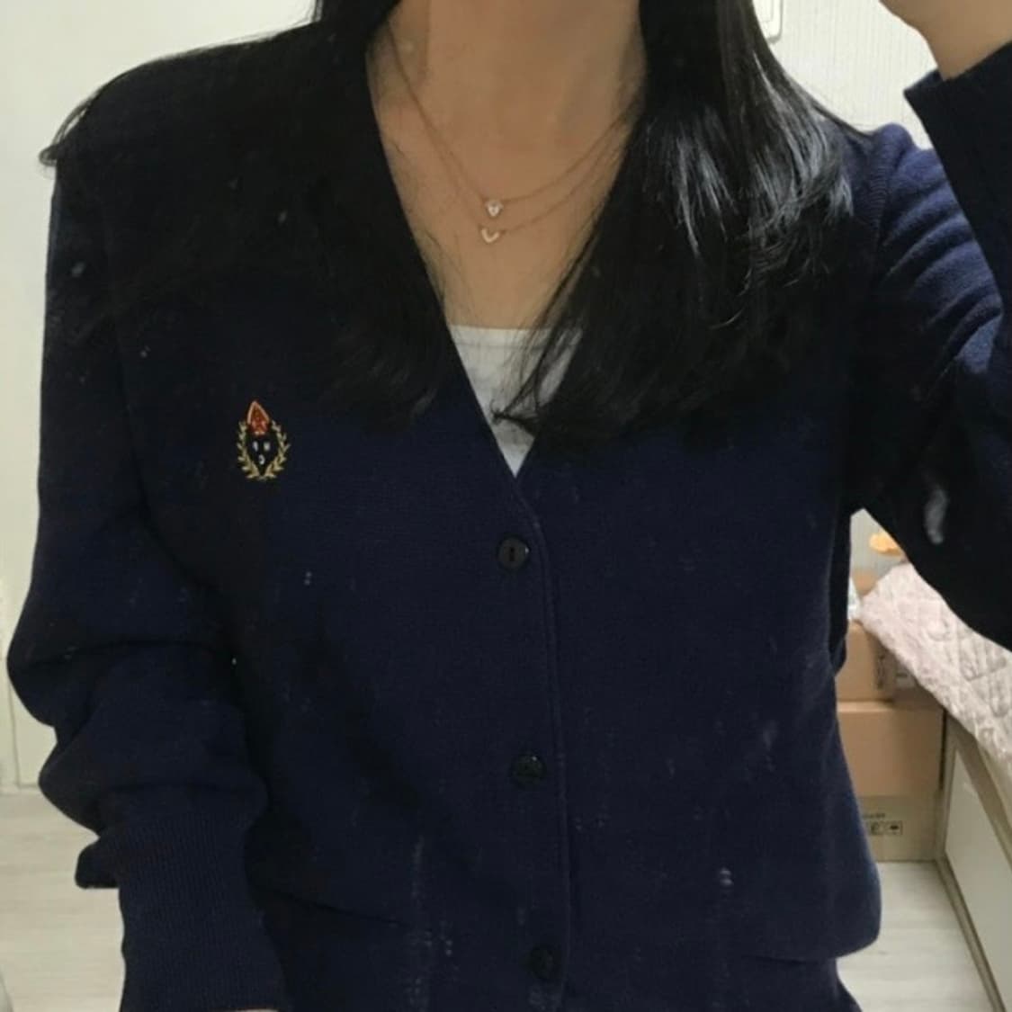 헤리티지플로스 가디건 블랙 s 상품이미지1