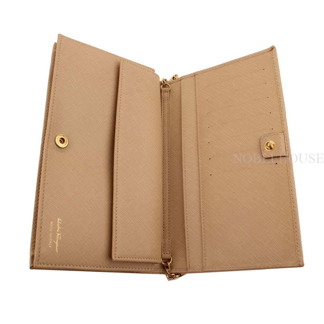 페라가모 베이지 금장 바라 사피아노 크로스백 상품이미지5